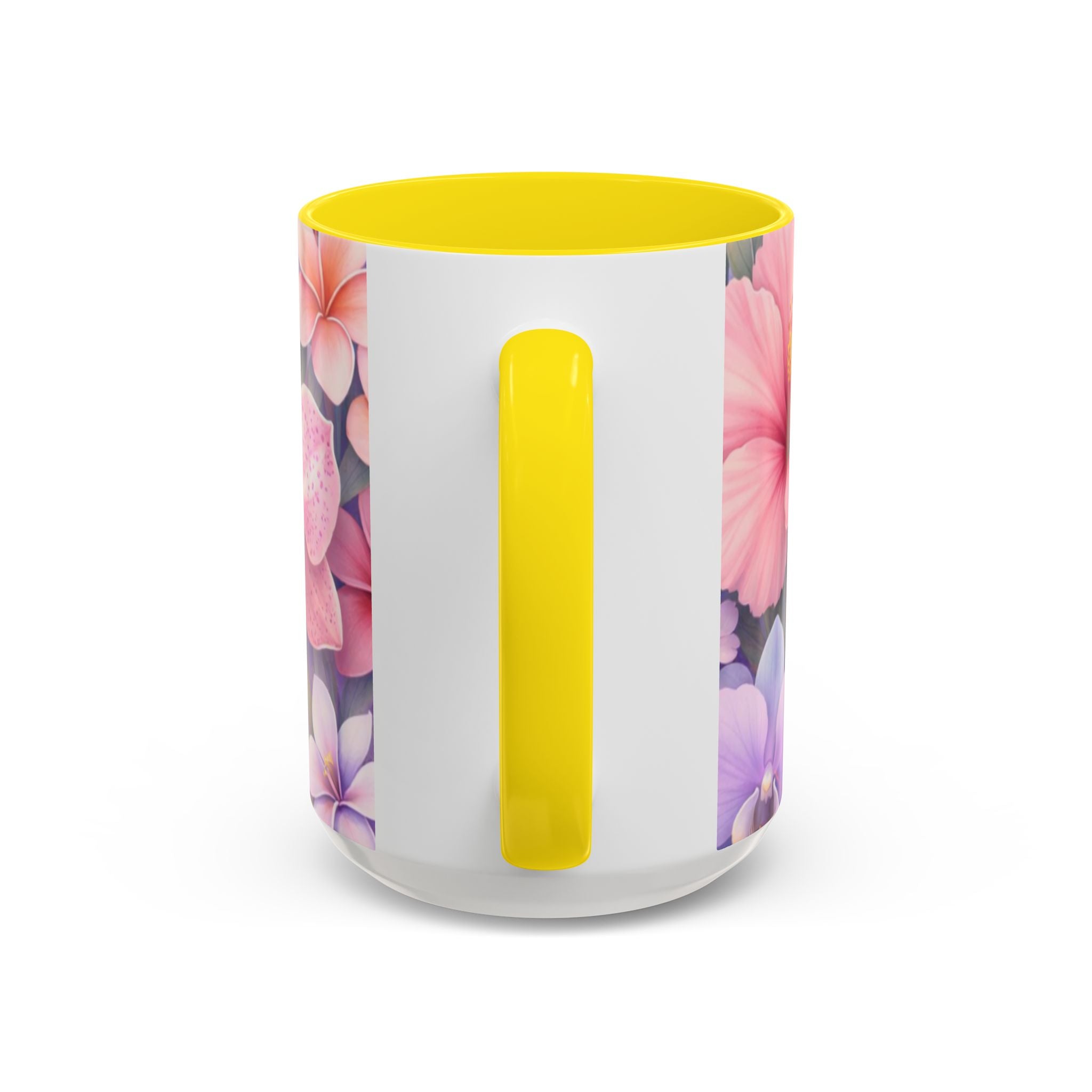 Tropical Orchid Floral Mug | Accent Coffee Mug 11oz 15oz