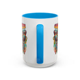 Groovy Mama Butterfly Mug | Retro Psychedelic Floral Design