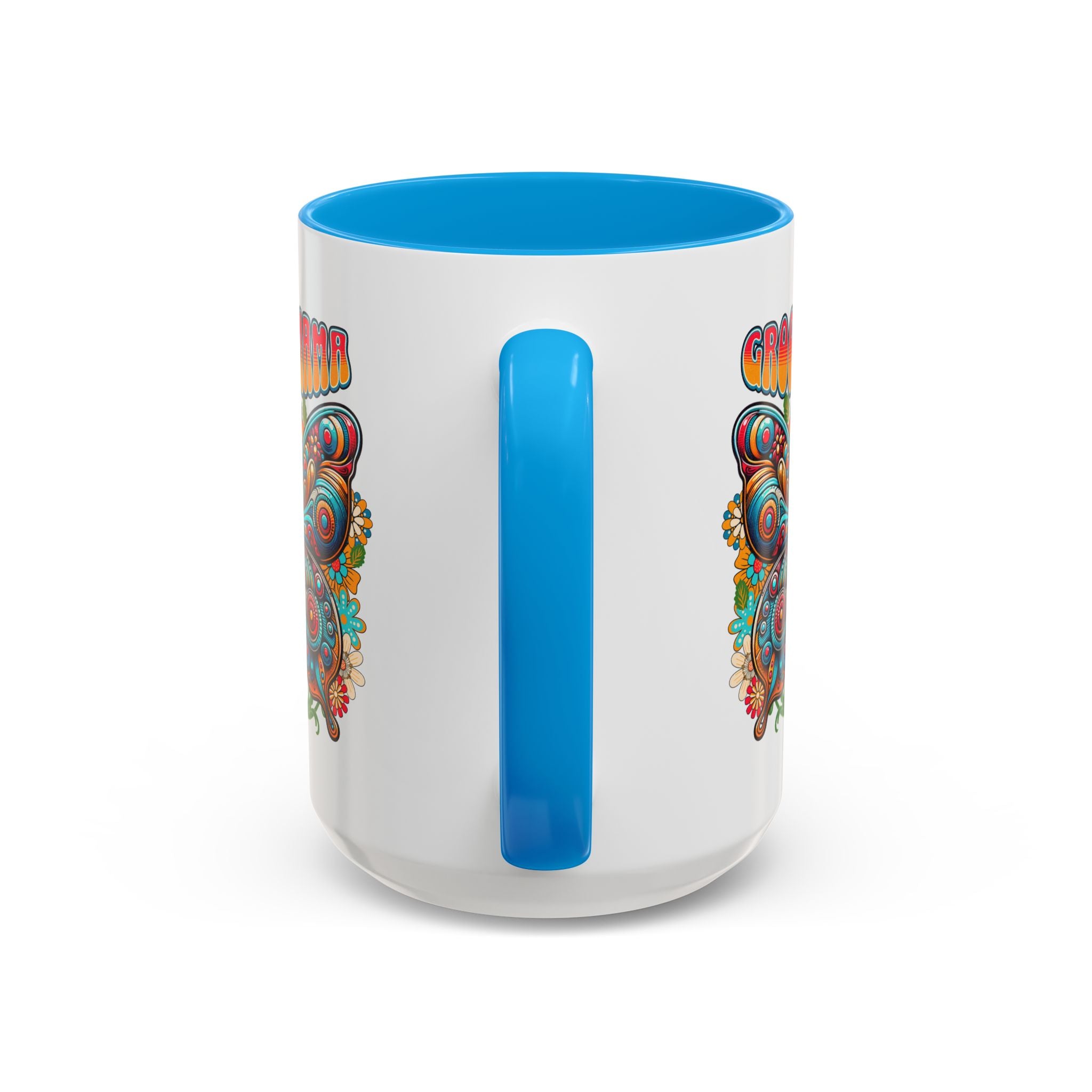 Groovy Mama Butterfly Mug | Retro Psychedelic Floral Design
