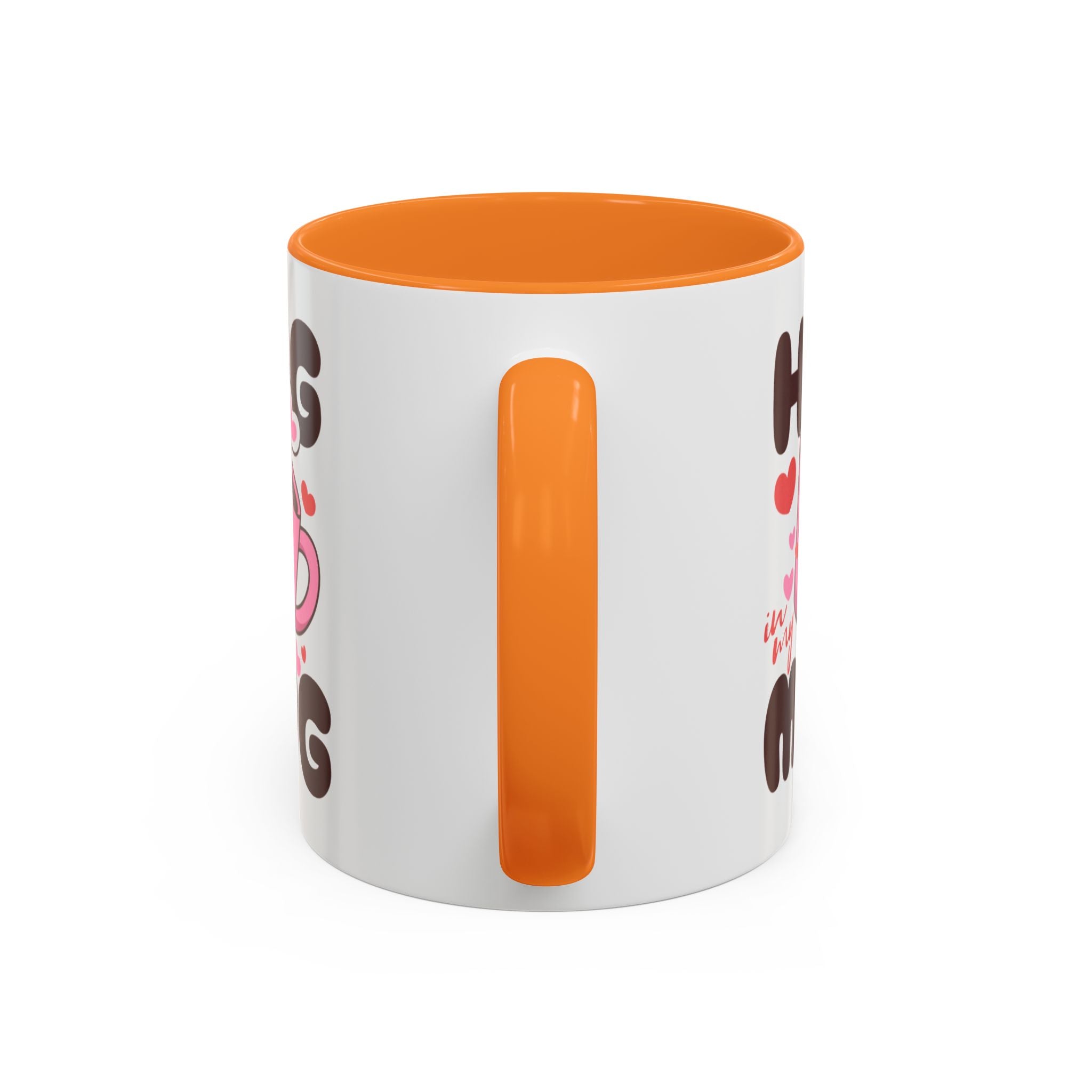 Hug in My Mug Mug | Cute Pink Cup, Heart Coffee Design