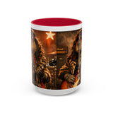 Rockstar Capybara with Guitar Mug | Color Accent Coffee Cup 11oz 15oz