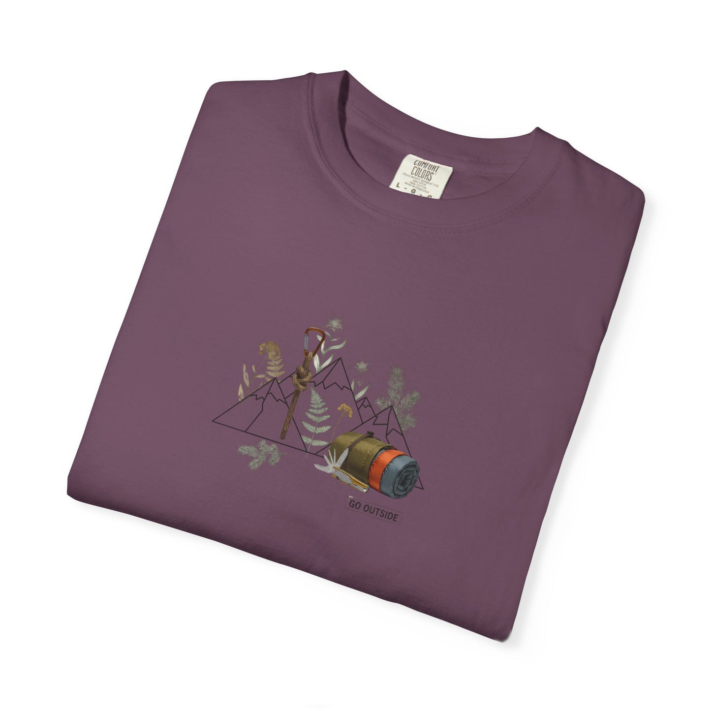 Mountains Camping Outdoors Tee | Adventure Gear Graphic T-Shirt