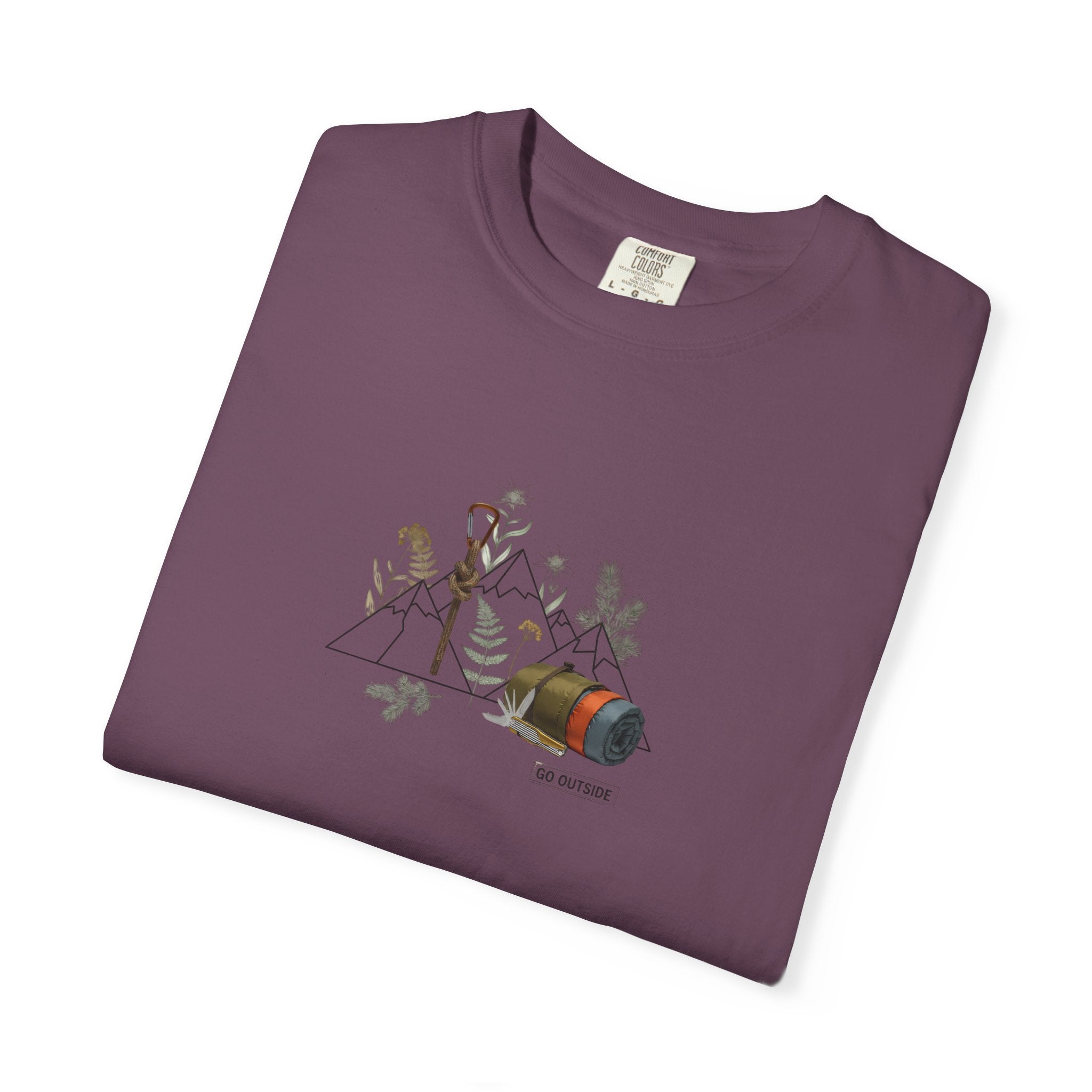 Mountains Camping Outdoors Tee | Adventure Gear Graphic T-Shirt