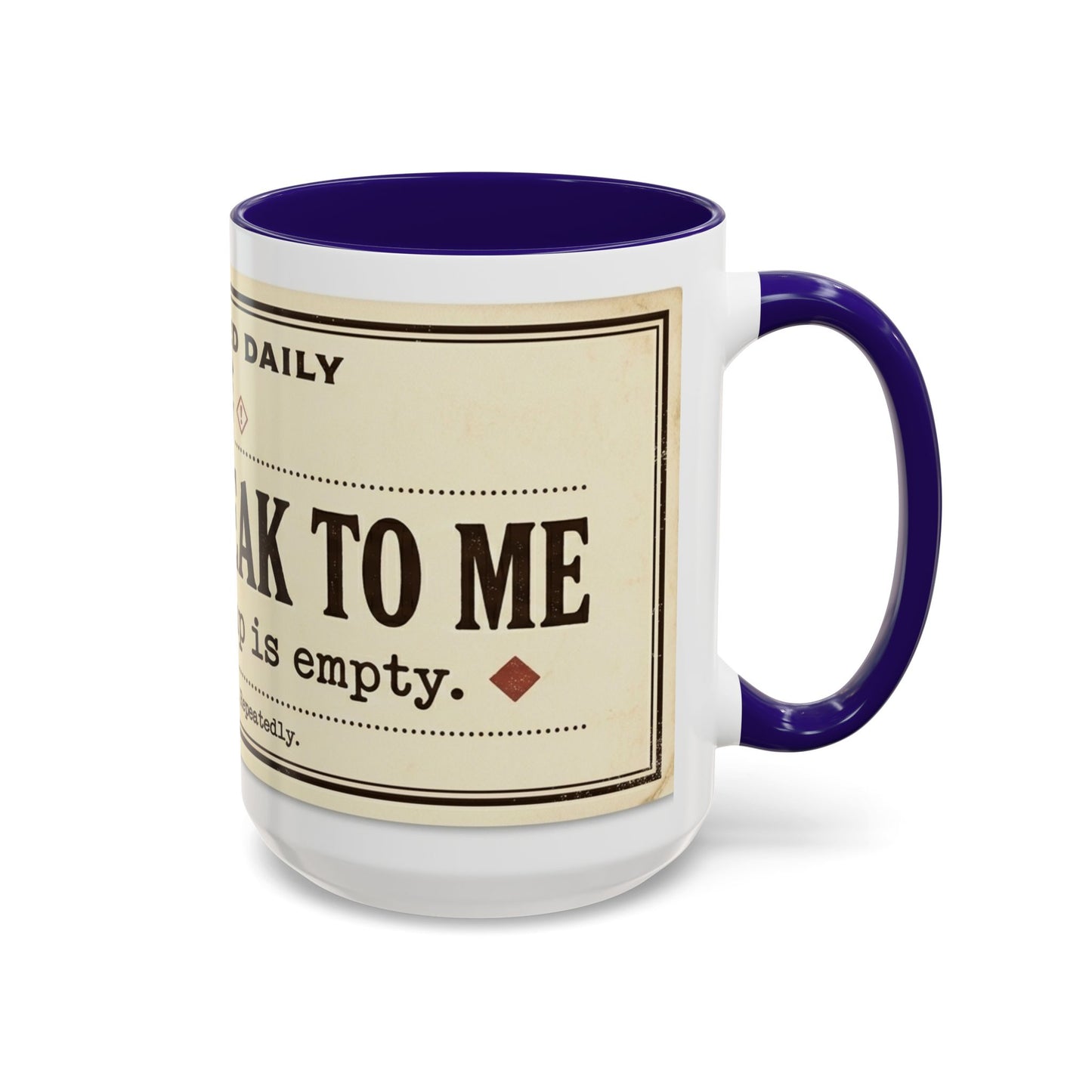Do Not Speak To Me Mug | Prescription Coffee Mug, Funny Morning Quote