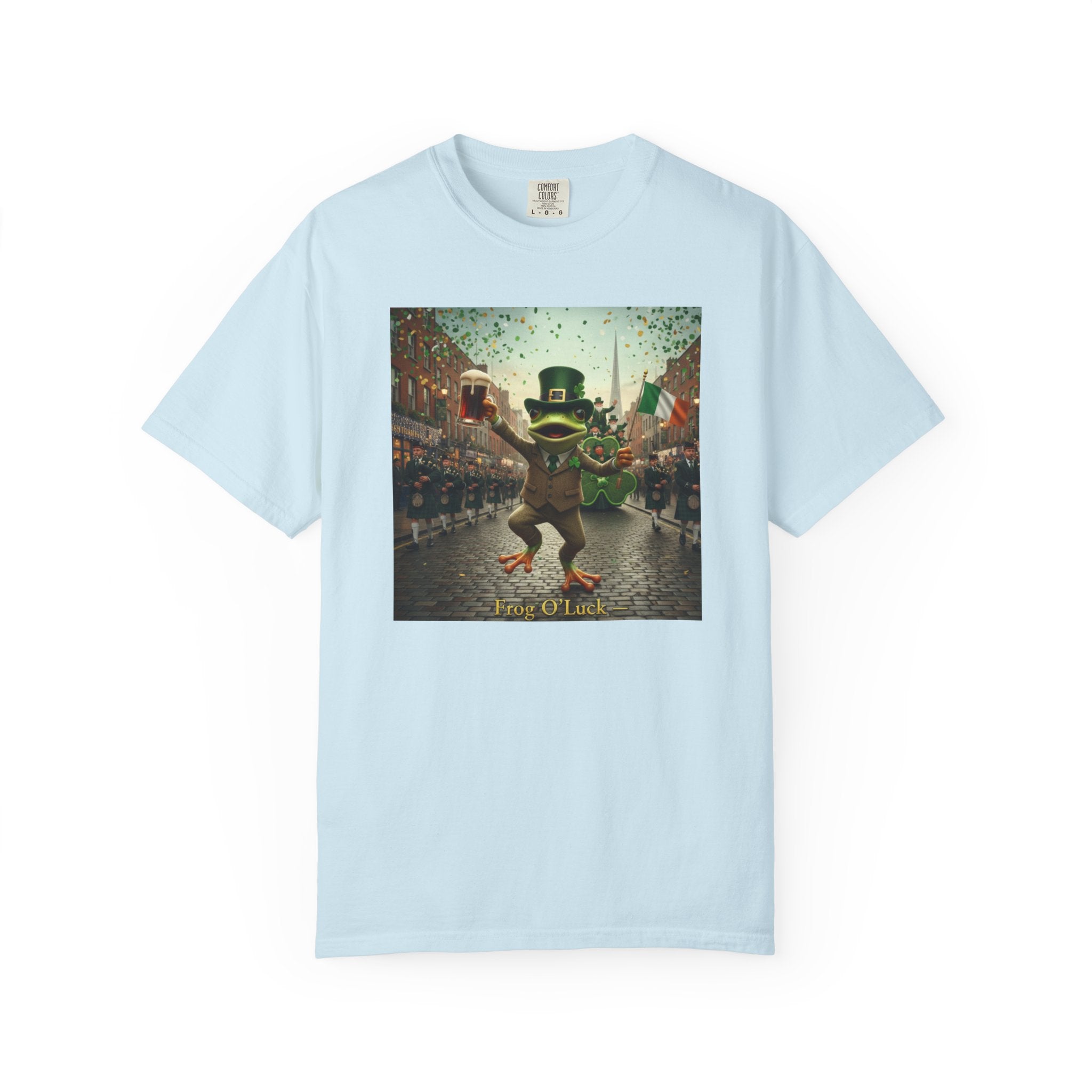 Irish Frog Unisex Garment-Dyed T-shirt