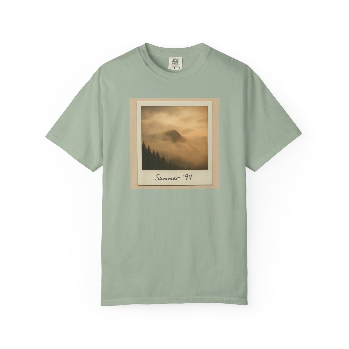 Vintage Polaroid Mountain Photo T-Shirt | Summer '94