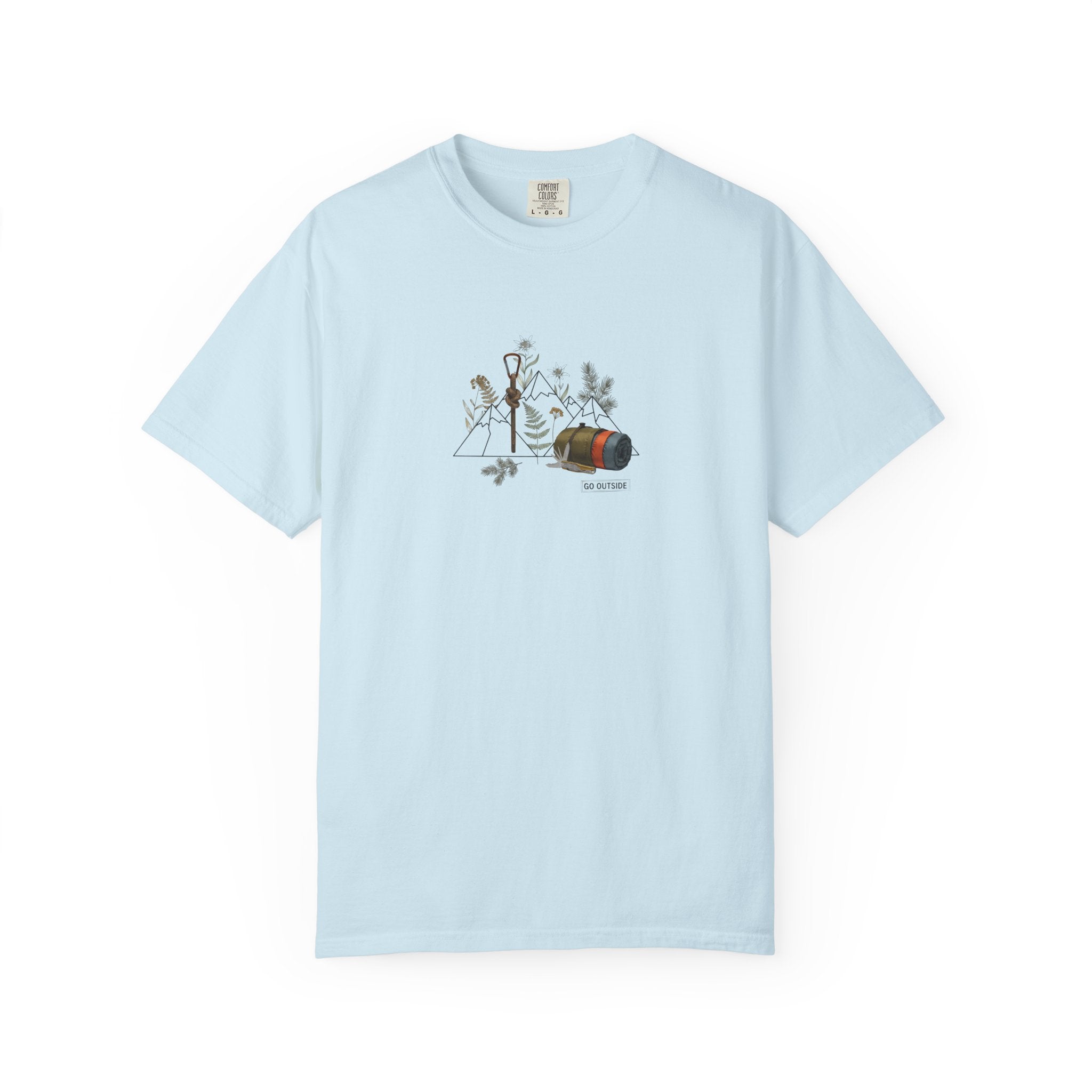 Mountains Camping Outdoors Tee | Adventure Gear Graphic T-Shirt