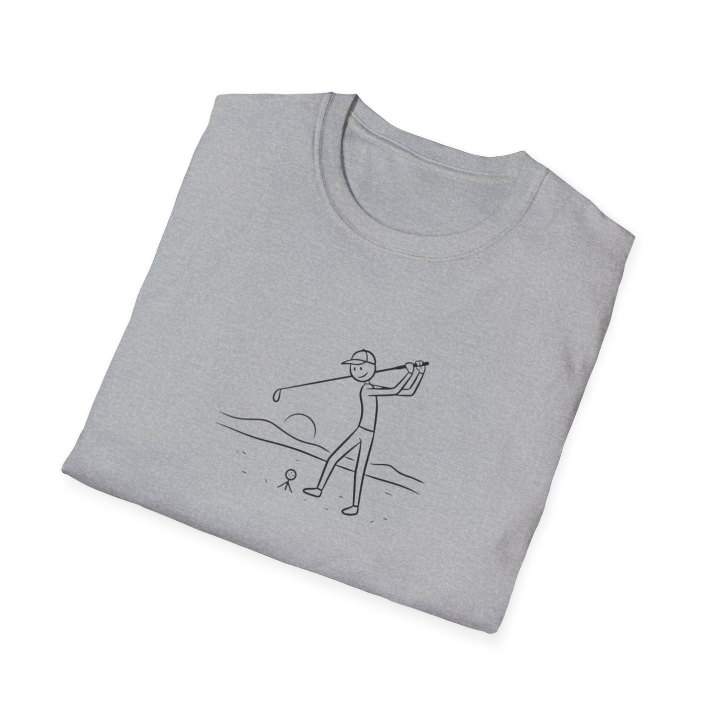 Timmy "The Wind-Stopper" McPar Stickman Golf Tee | T-Shirt