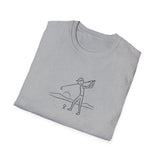 Timmy "The Wind-Stopper" McPar Stickman Golf Tee | T-Shirt