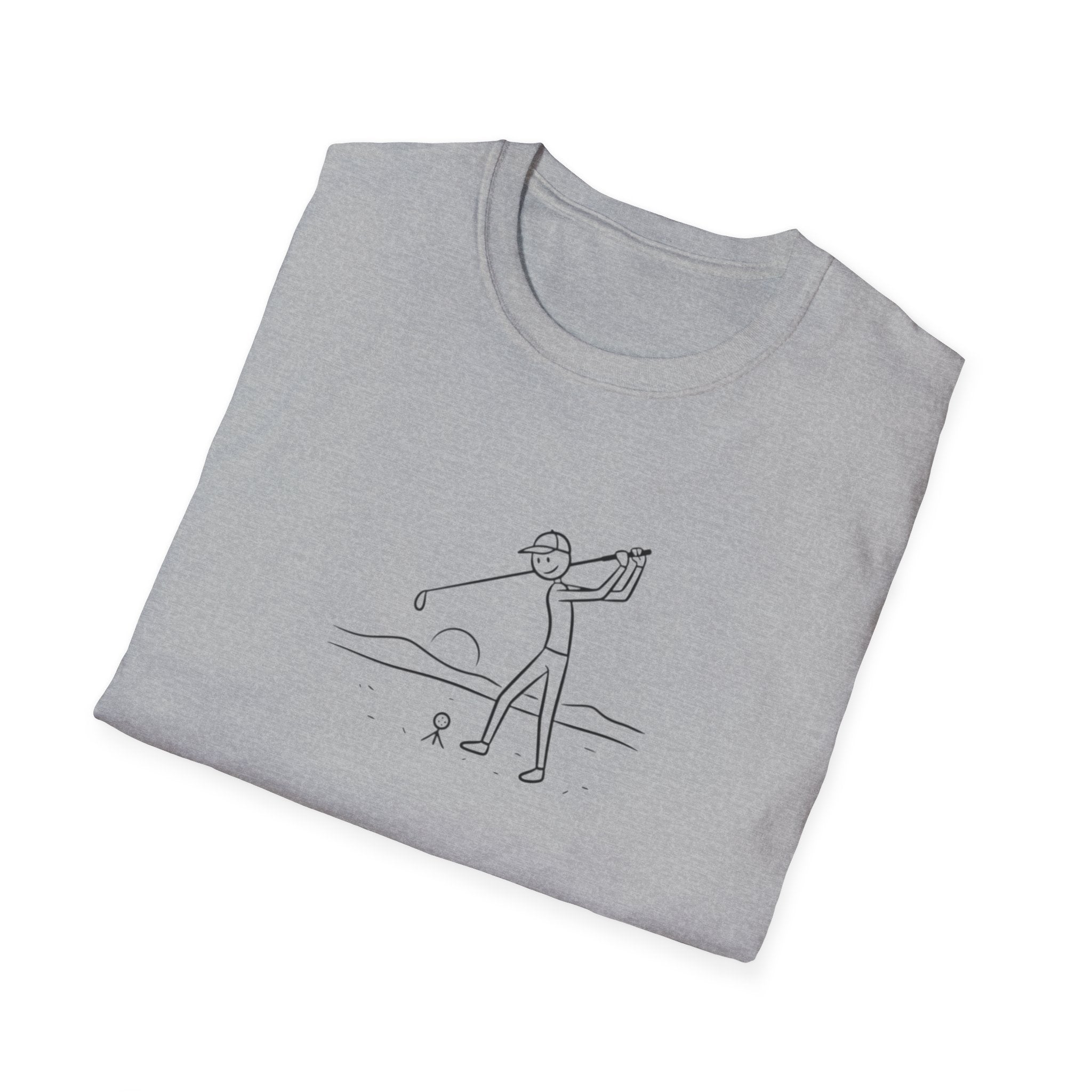 Timmy "The Wind-Stopper" McPar Stickman Golf Tee | T-Shirt