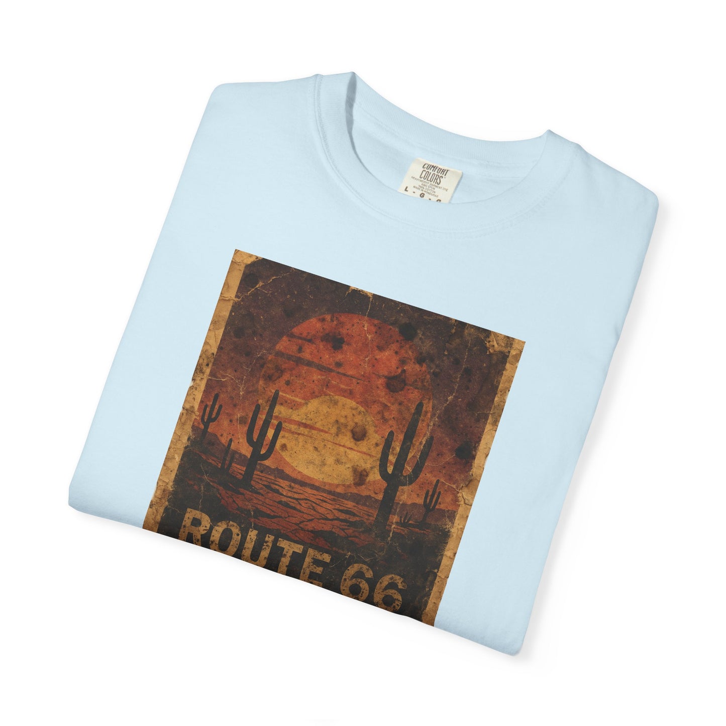 Route 66 Desert Sunset T-shirt | Vintage Road Trip Tee