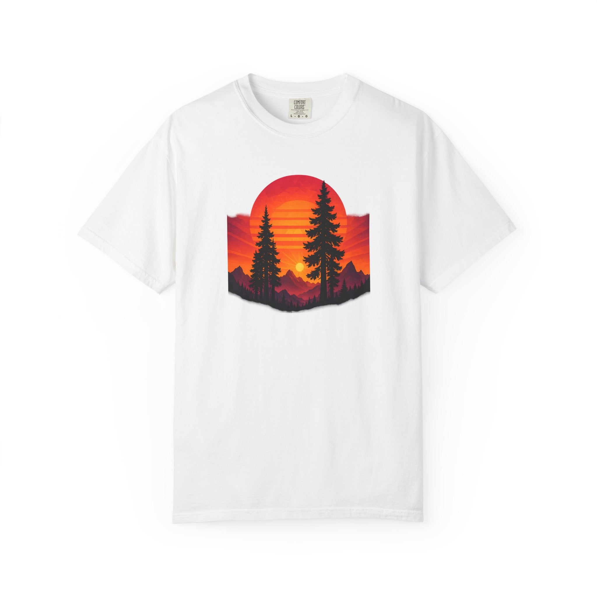 Mountain Sunset Pines T-shirt | Ridgeline Graphic