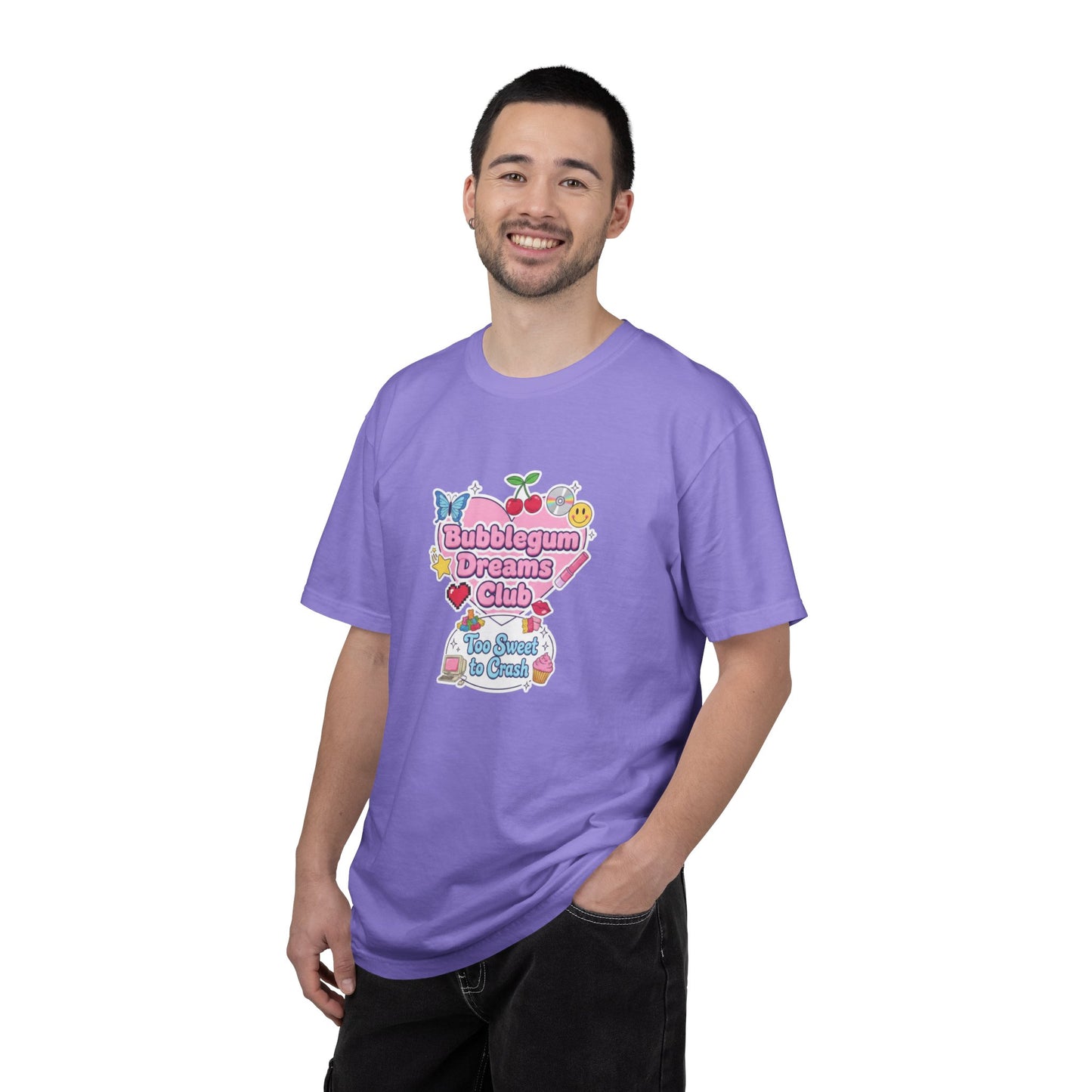 Bubblegum Dreams Club T-shirt | Pastel Hearts, Cute Kawaii Graphic