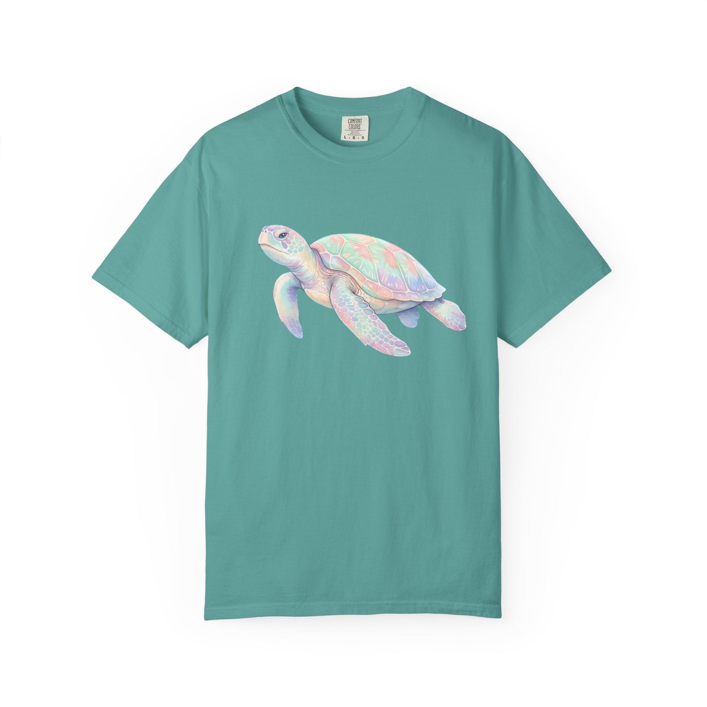 Pastel Sea Turtle T-shirt | Watercolor Marine Life Tee