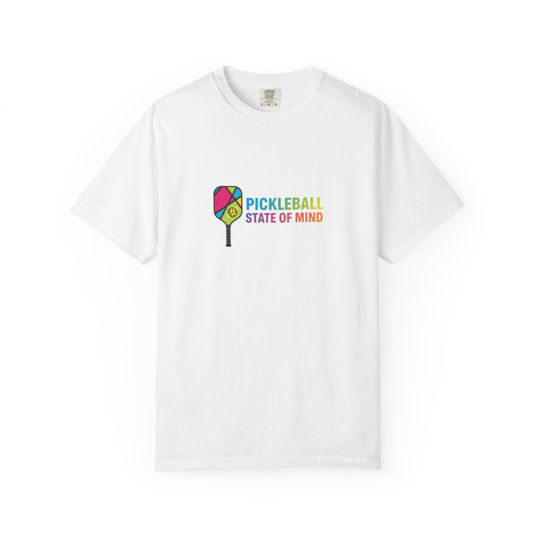 Pickleball State of Mind T-shirt | Colorful Paddle Graphic