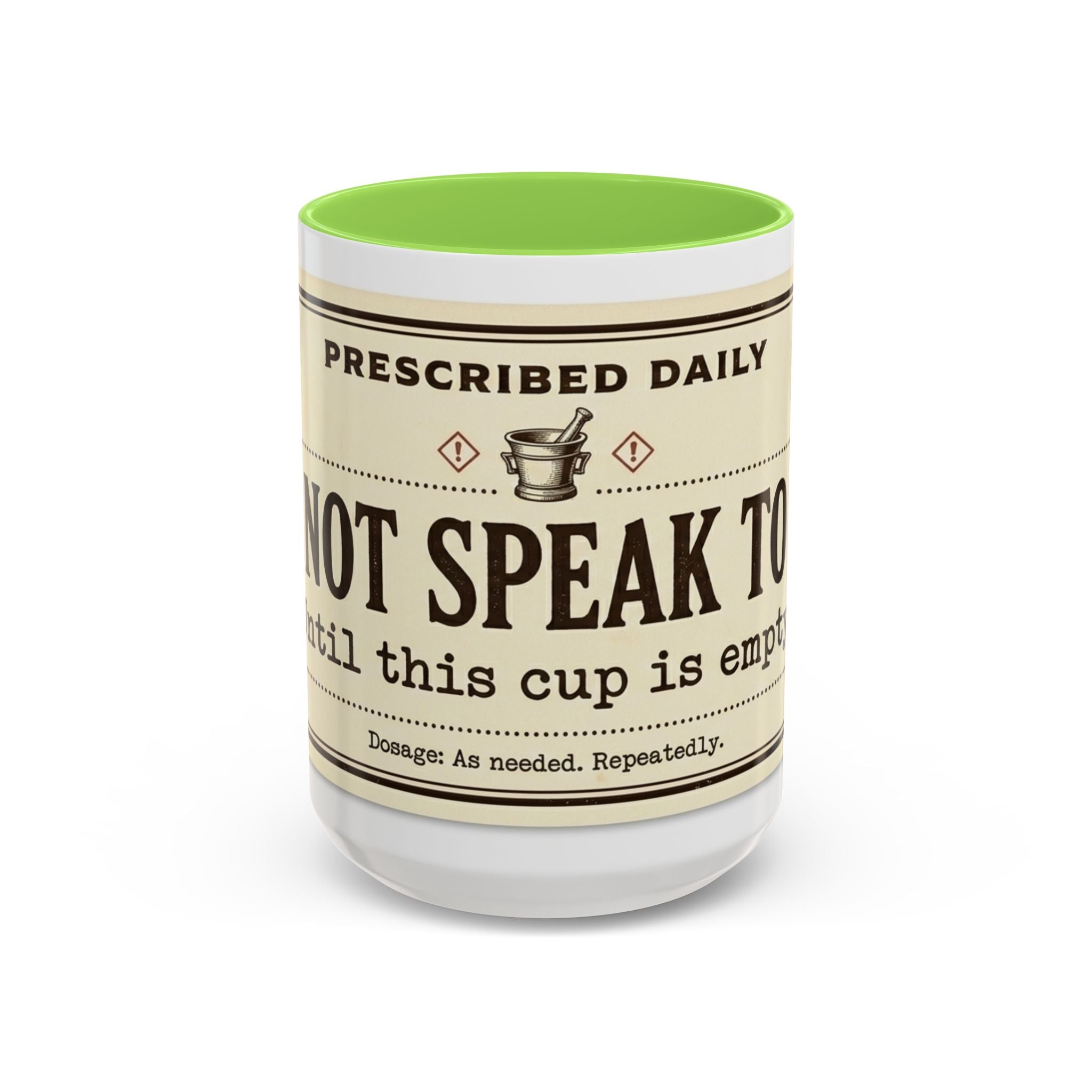 Do Not Speak To Me Mug | Prescription Coffee Mug, Funny Morning Quote