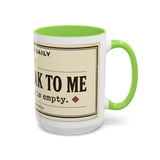Do Not Speak To Me Mug | Prescription Coffee Mug, Funny Morning Quote