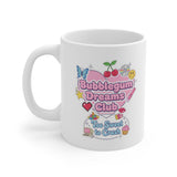 Bubblegum Dreams Club Mug | Cute Pastel Cherry Candy Design