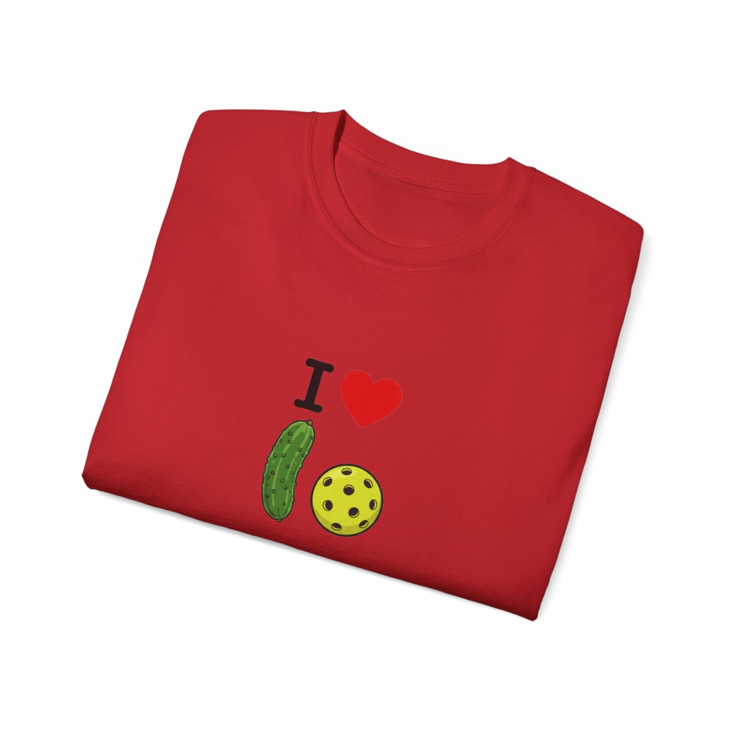 I Heart Pickleball T-Shirt | Pickle & Ball Graphic Tee