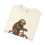 Sloth Bicycle Shirt – Funny Riding Bike Illustration Tees for Cycling Lover