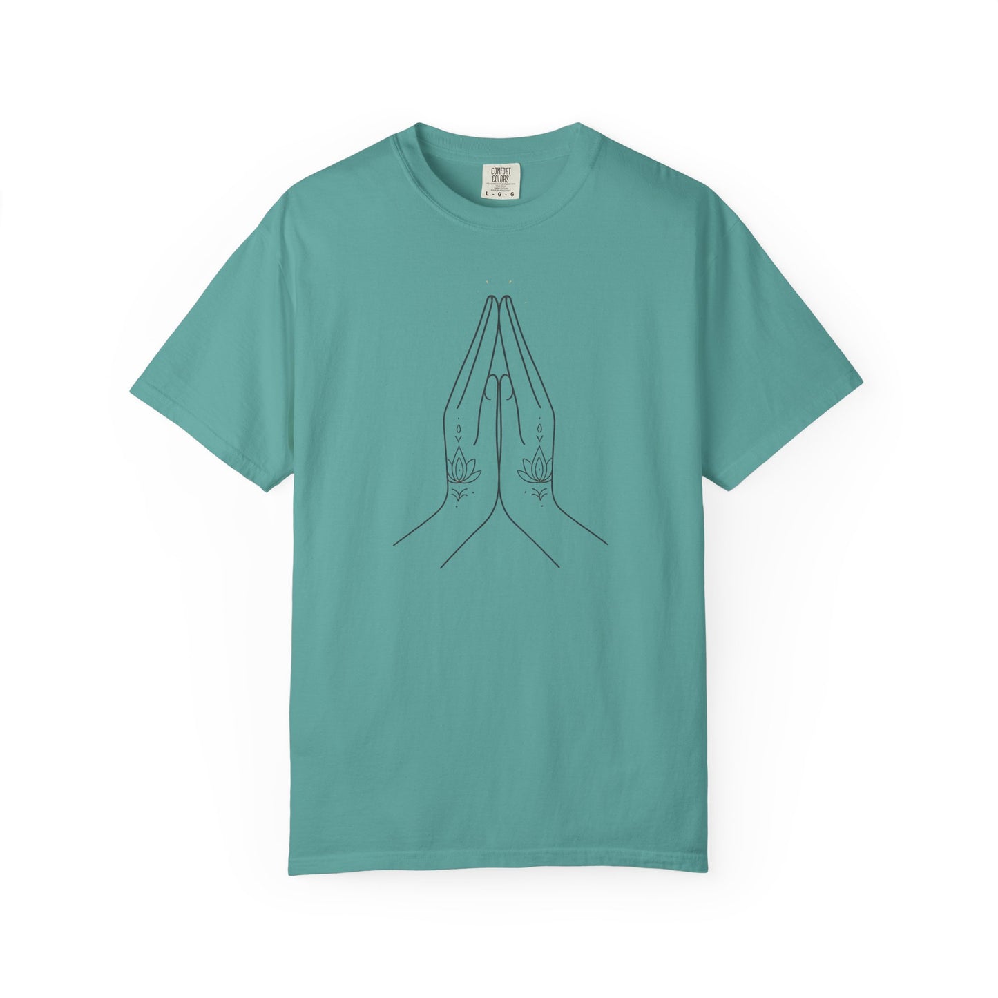 Yoga Namaste Praying Shirt – Unisex Spiritual Hands Henna Tattoo Tees