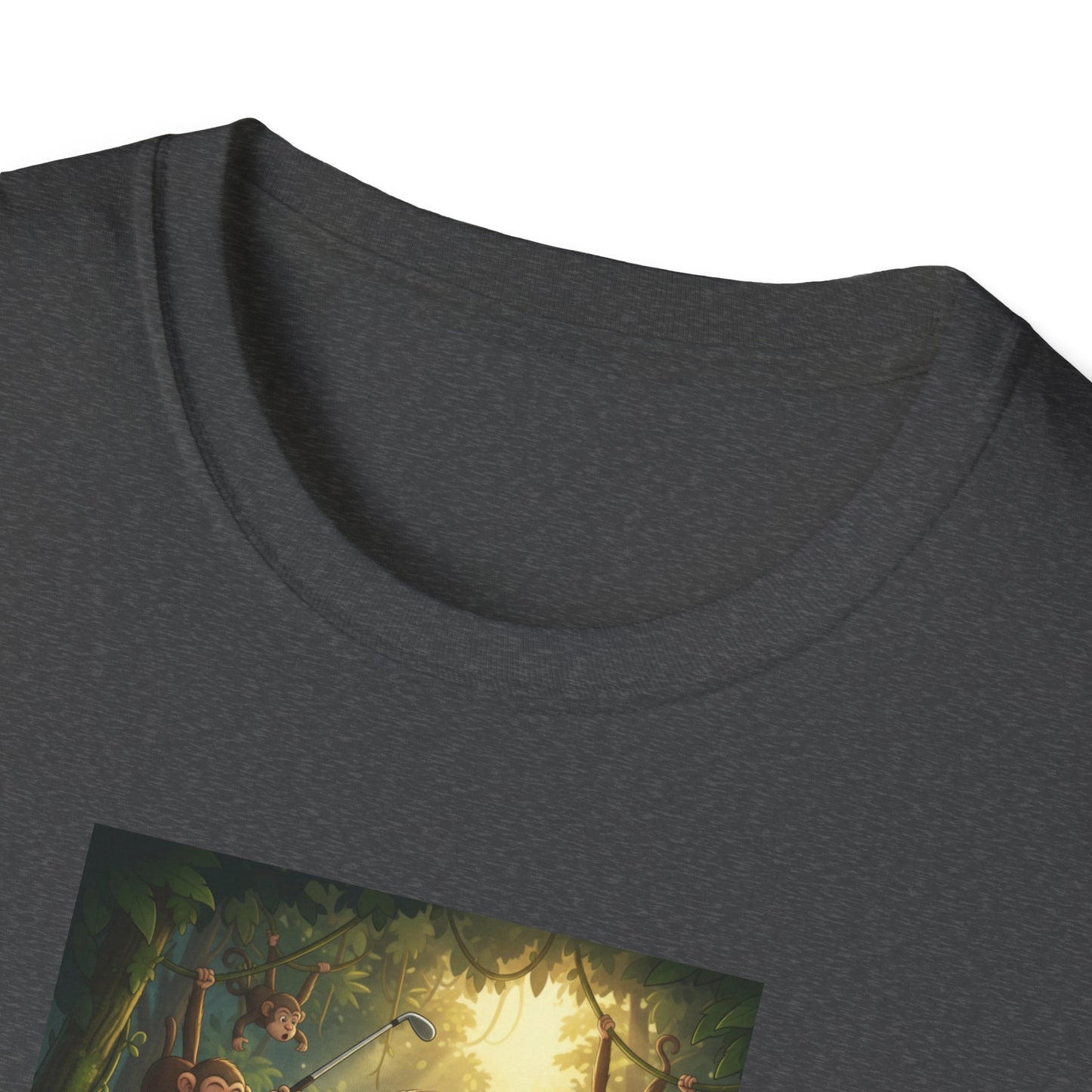 Slow Living Sloth Golfer T-Shirt | Zen Sportswear Tropical Golf Silas