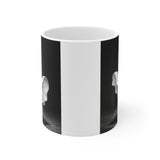 Capybara Dress Mug | Black and White Surreal Animal Art