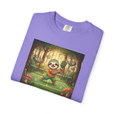 Sloth Pickleball Illustration T-shirt | Whimsical Forestcore Slow Living