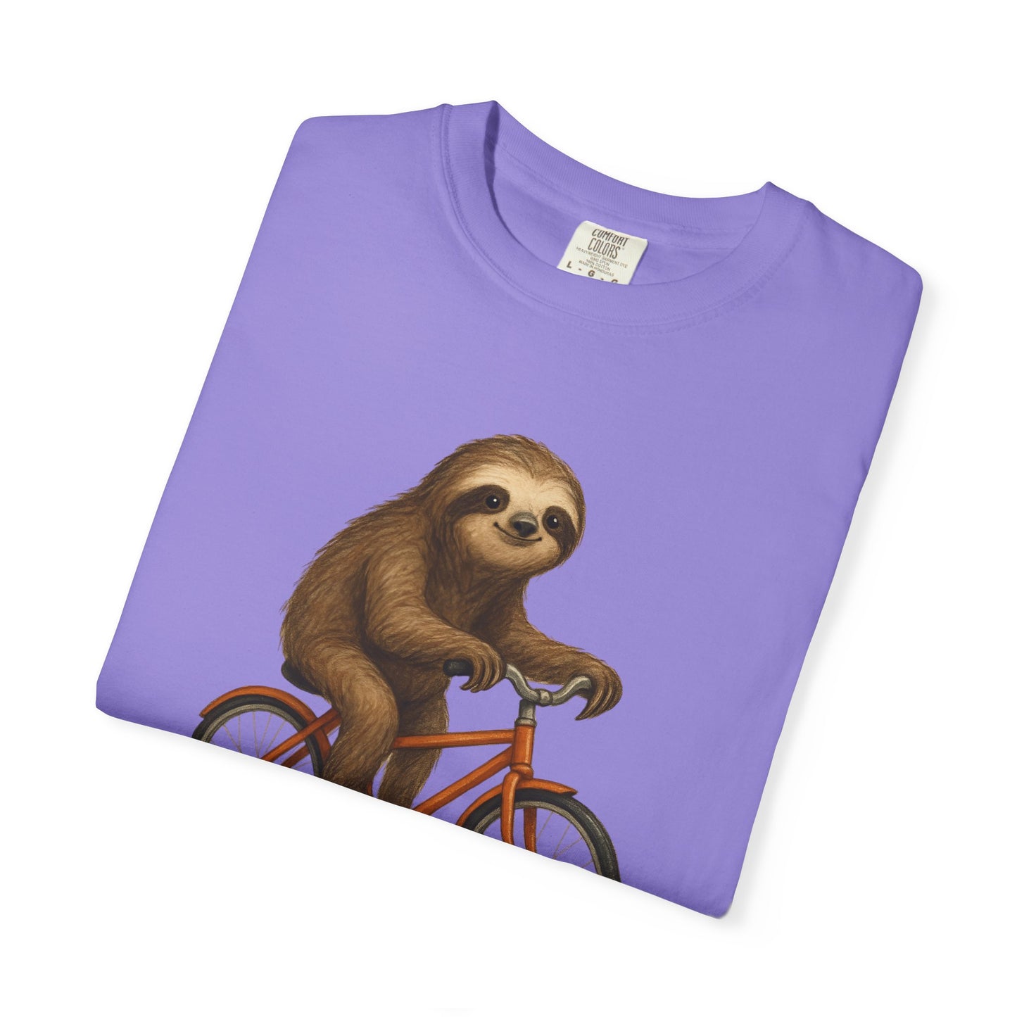 Sloth Bicycle Shirt – Funny Riding Bike Illustration Tees for Cycling Lover