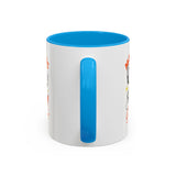 Morning Coffee Mug | Retro Cartoon Coffee Cup, Colorful Ceramic