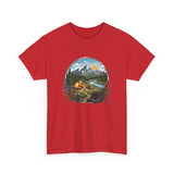 Mountain Camping Adventure T-Shirt | Outdoor Nature Hiking Tee | Wilderness Tent Graphic Shirt | Gift for Hiker Camper |
