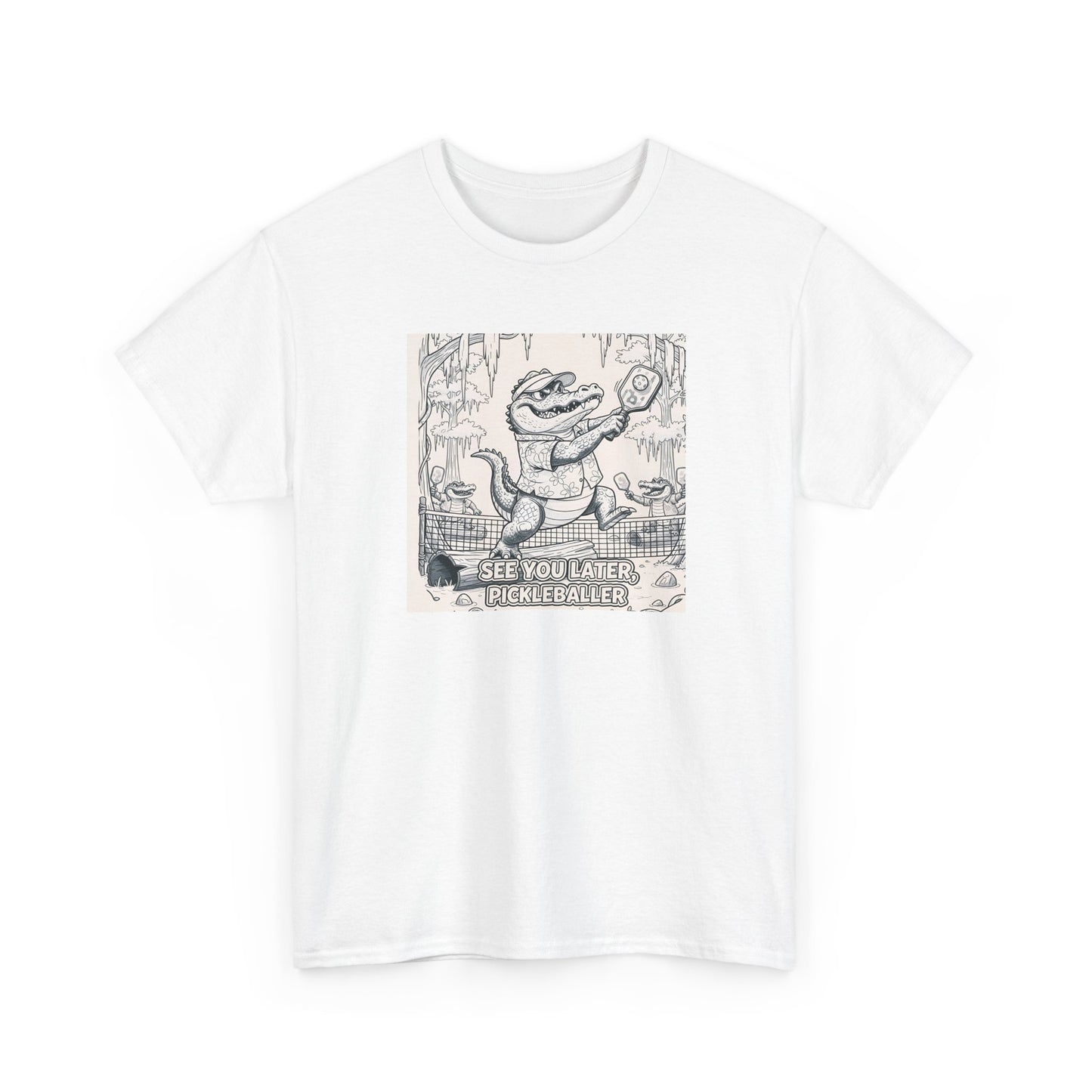 Albert "The Volley" Gator Unisex Heavy Cotton Tee