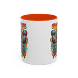 Groovy Mama Butterfly Mug | Retro Psychedelic Floral Design