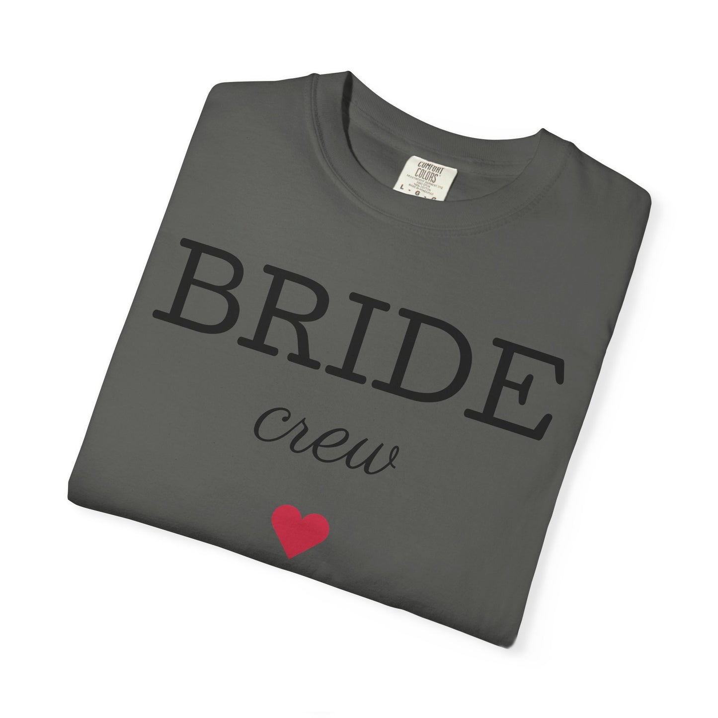 Bride Crew T-Shirt | Bachelorette Party Tee, Heart Bridesmaid Shirt