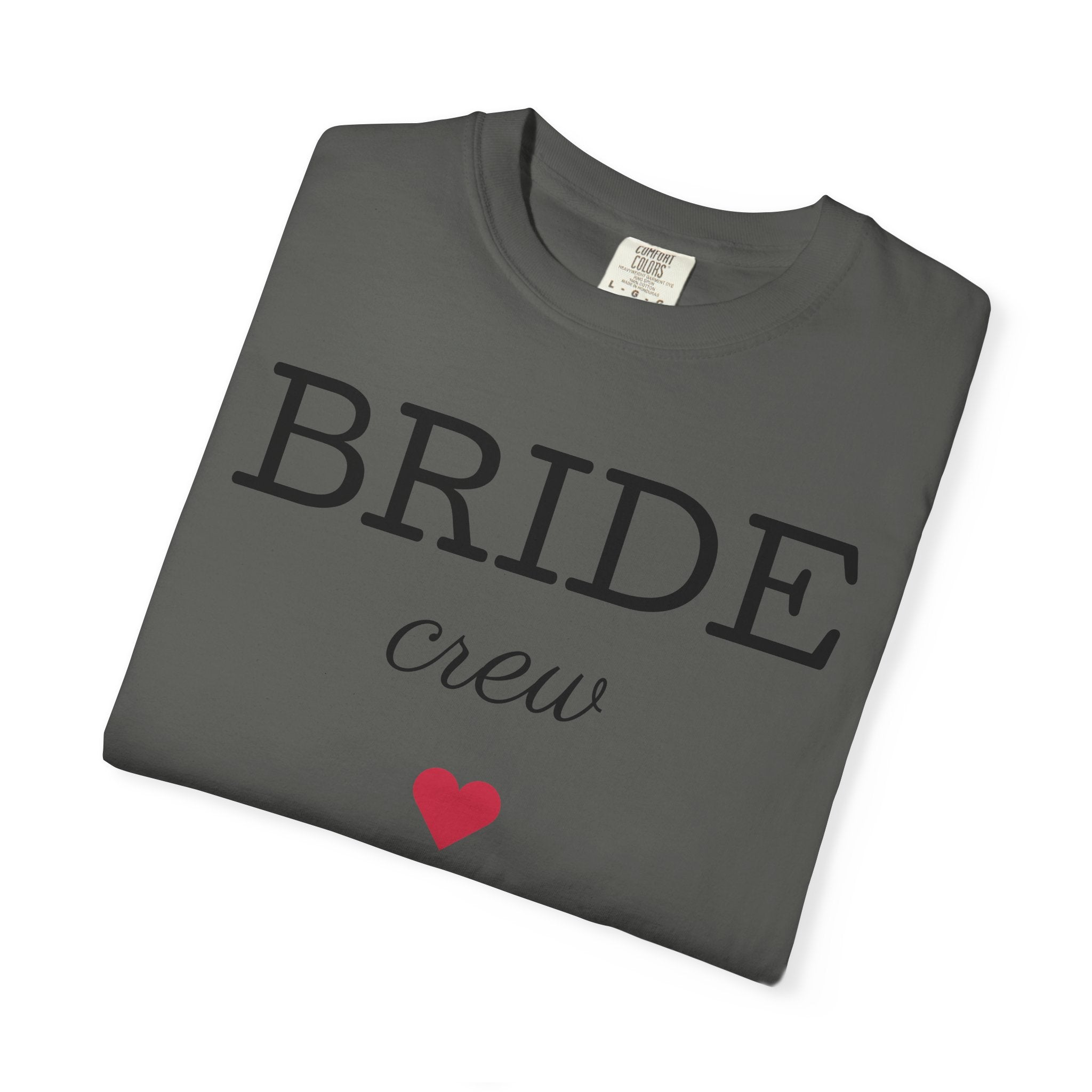 Bride Crew T-Shirt | Bachelorette Party Tee, Heart Bridesmaid Shirt