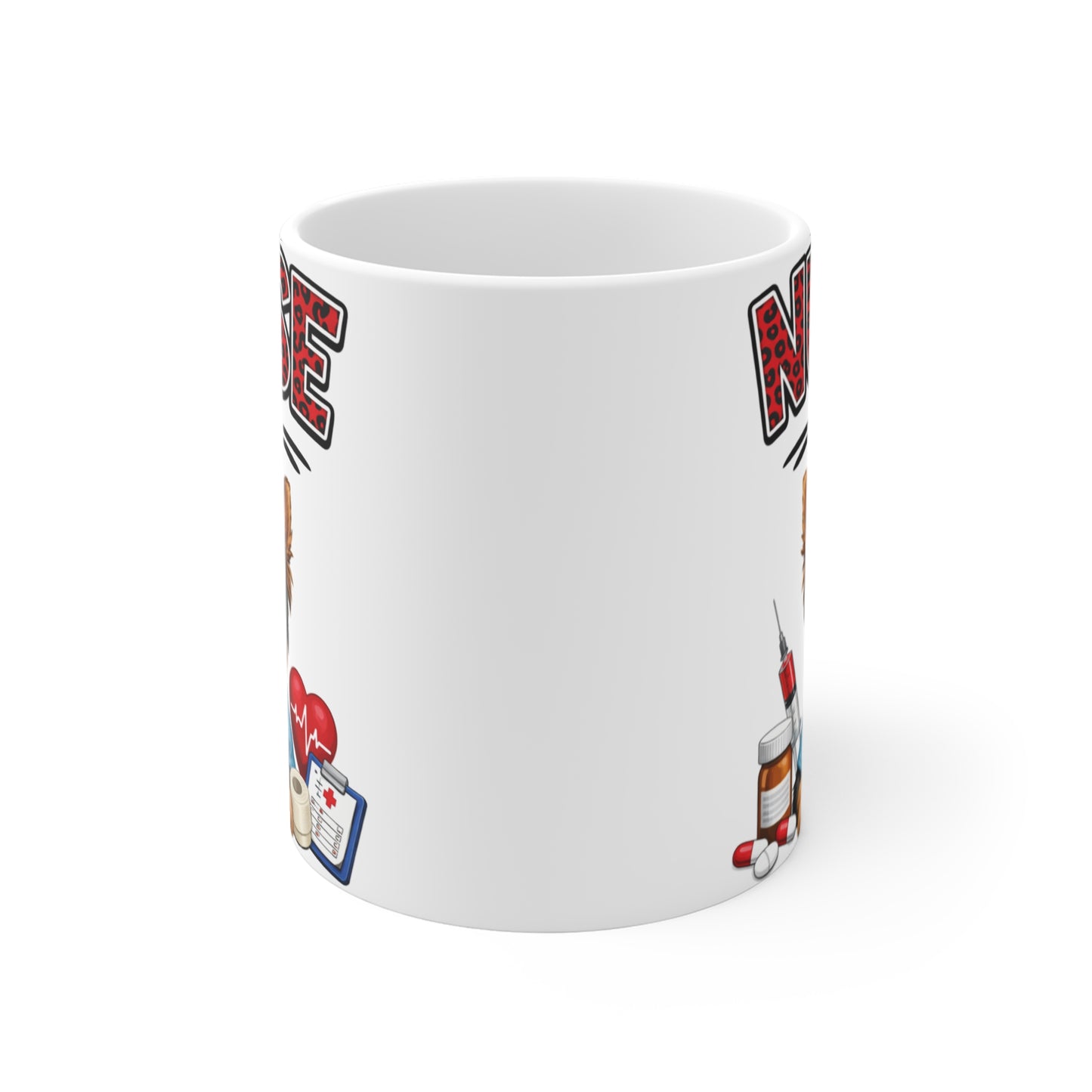 Nurse Life Yorkie Mug | Cute Nurse Dog Coffee Cup