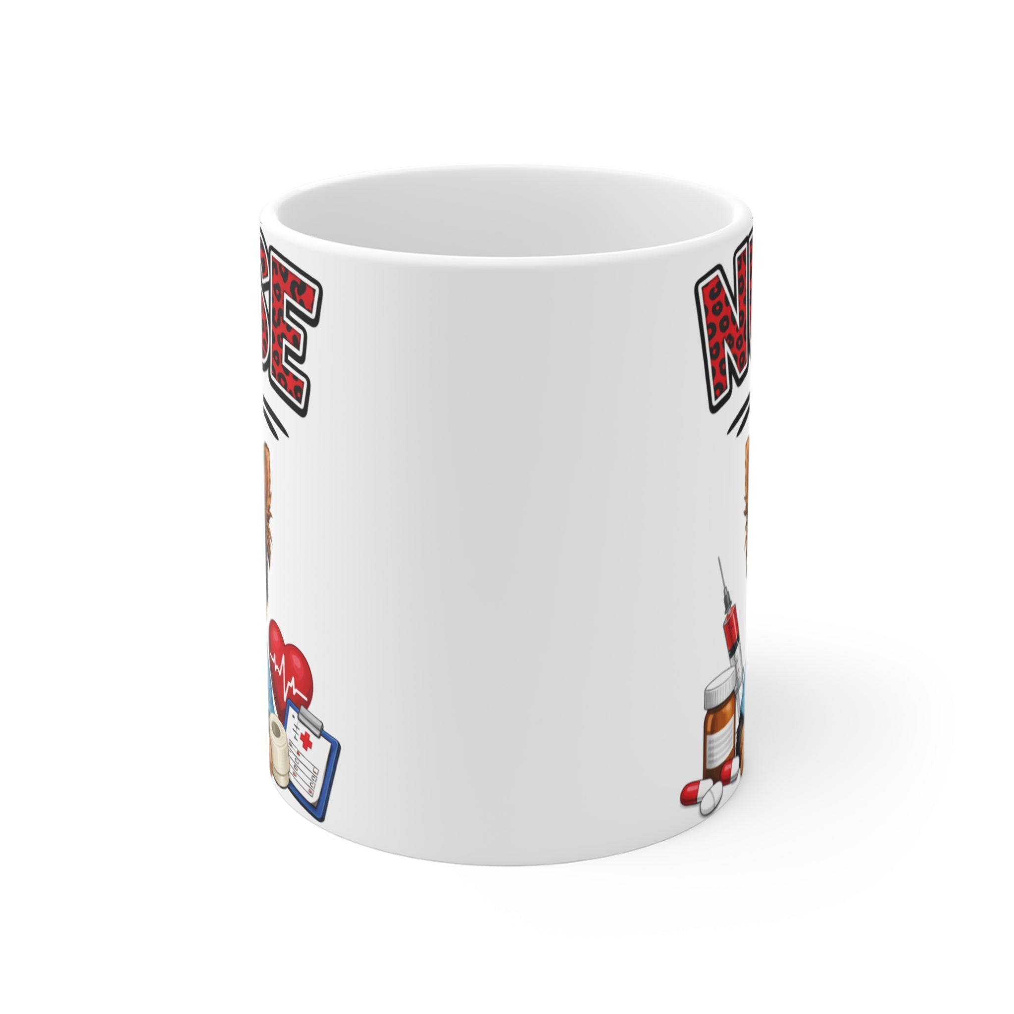 Nurse Life Yorkie Mug | Cute Nurse Dog Coffee Cup