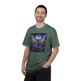 Melodic Mixer DJ Cat T-shirt | Neon Retro Music Party