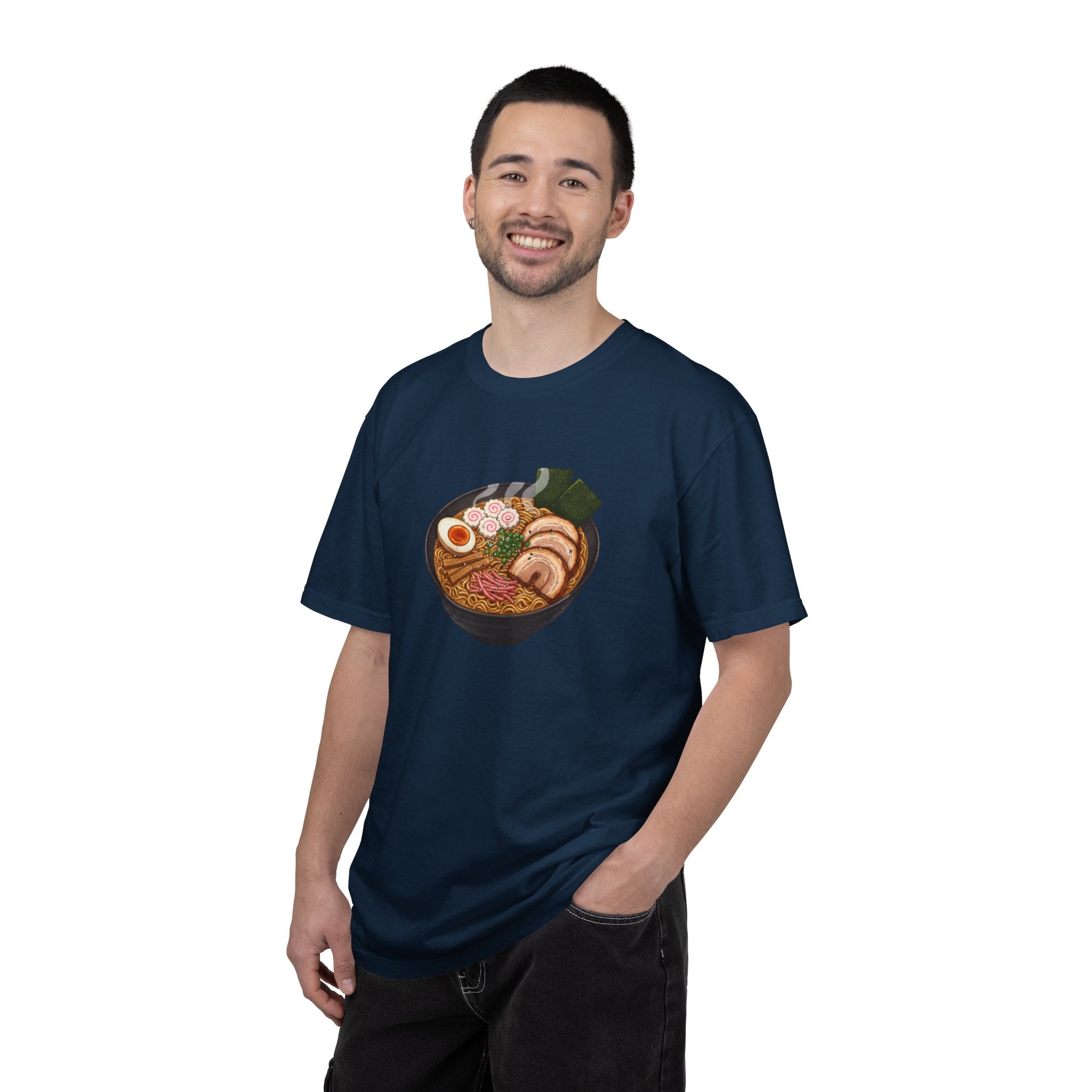 Ramen Bowl Illustration T-shirt | Cute Noodle Soup Graphic