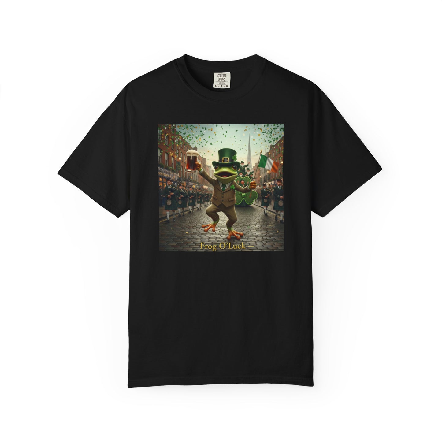 Irish Frog Unisex Garment-Dyed T-shirt
