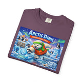 Arctic Dink Polar Bear Pickleball T-Shirt | Retro Game Art
