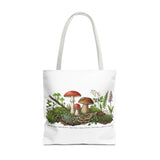 Vintage Mushroom Wildflower Specimen Study Tote Bag