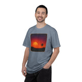 Sunset Palm Silhouette T-shirt | Tropical Sunset Tee