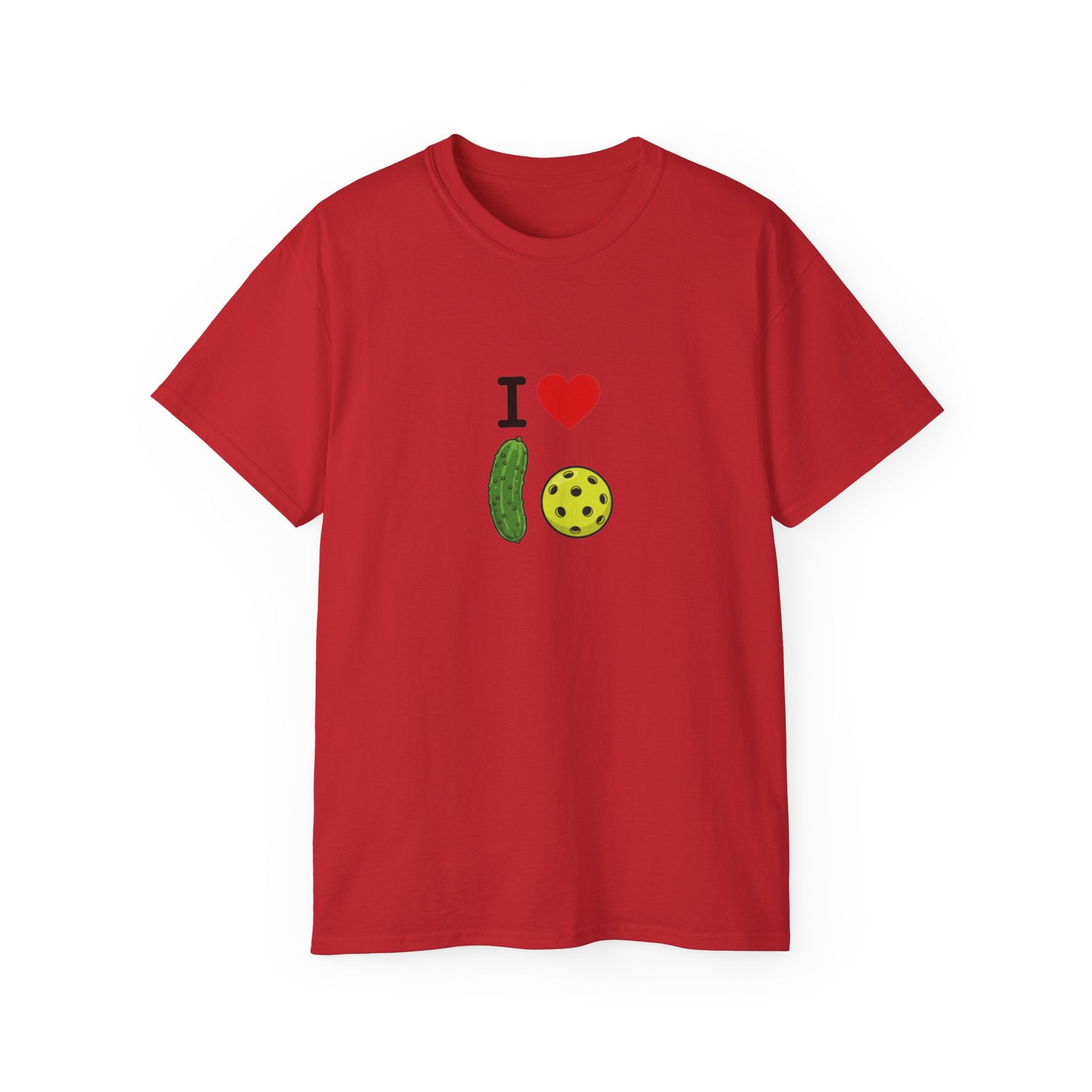 I Heart Pickleball T-Shirt | Pickle & Ball Graphic Tee