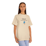 Pickleball Doesnt Play By Itself T-Shirt | Paddle Graphic Tee