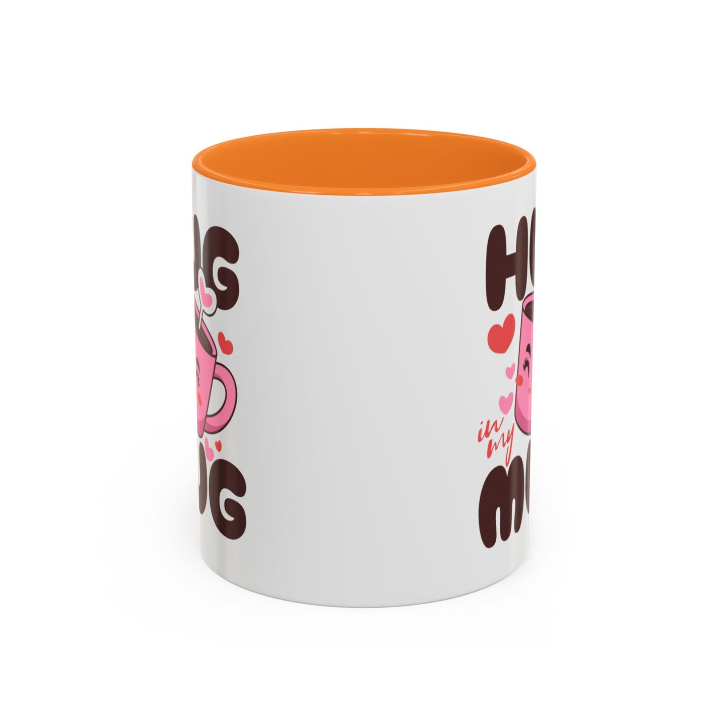 Hug in My Mug Mug | Cute Pink Cup, Heart Coffee Design