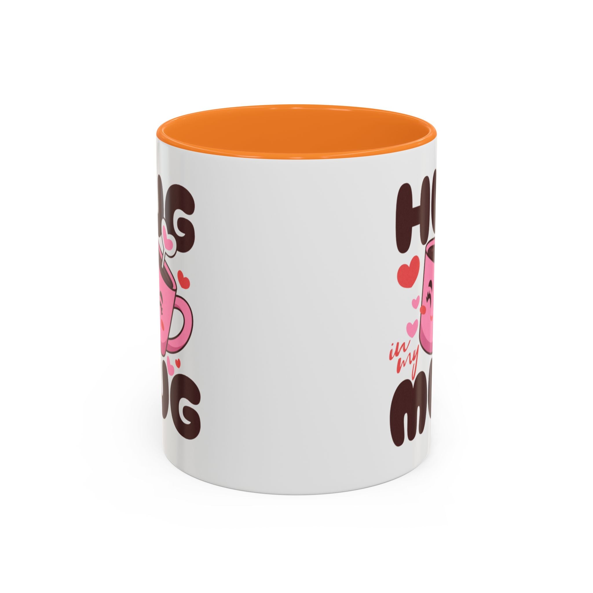 Hug in My Mug Mug | Cute Pink Cup, Heart Coffee Design