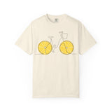 Lemon Wheel Bicycle T-shirt | Citrus Bike Graphic Tee