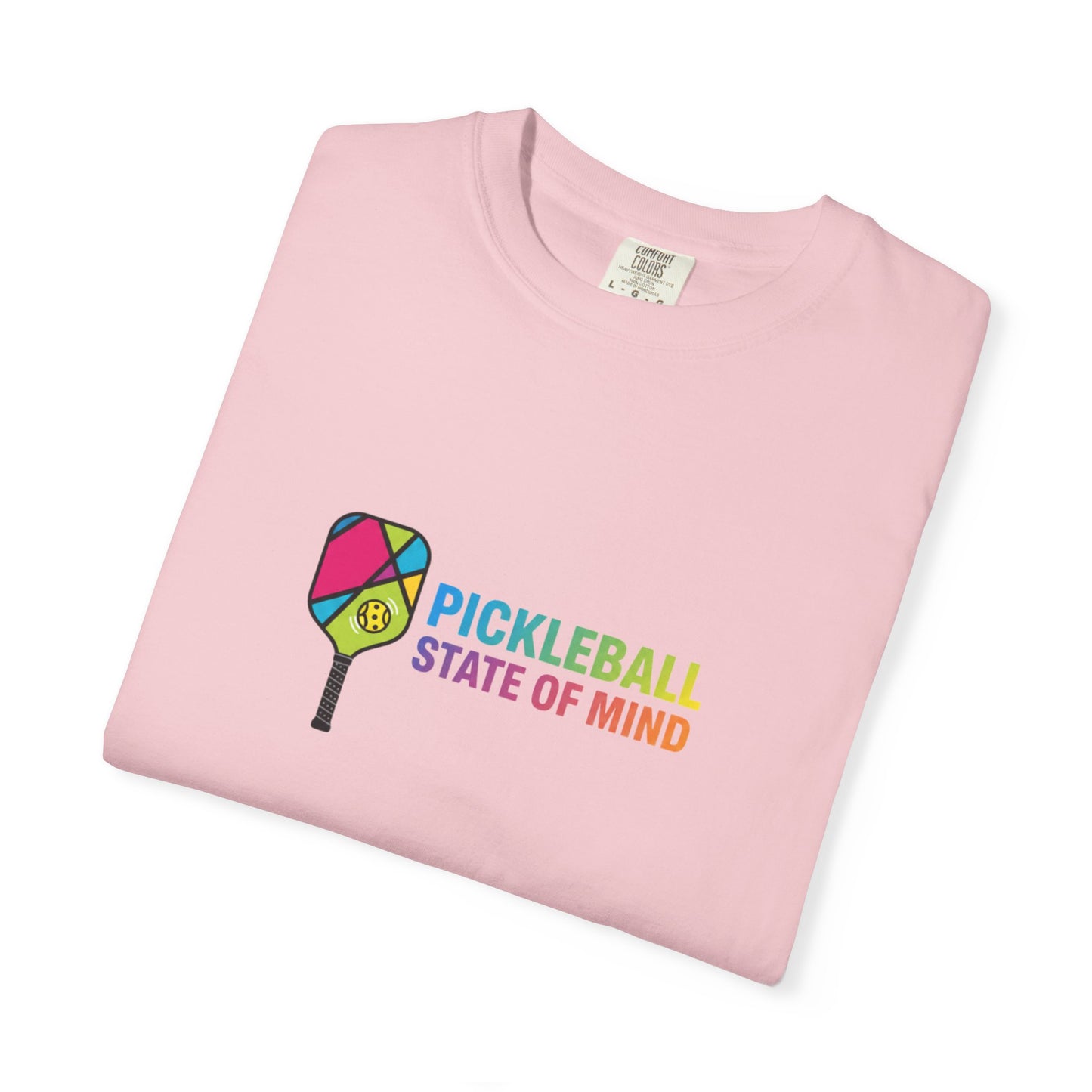 Pickleball State of Mind T-shirt | Colorful Paddle Graphic