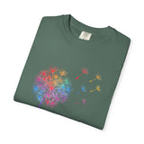 Rainbow Dandelion Tee | T-Shirt, Colorful Seed Puff Design